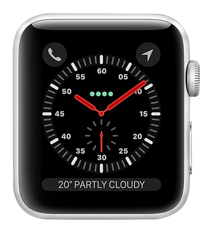 Apple watch series best sale 3 38mm silver aluminium